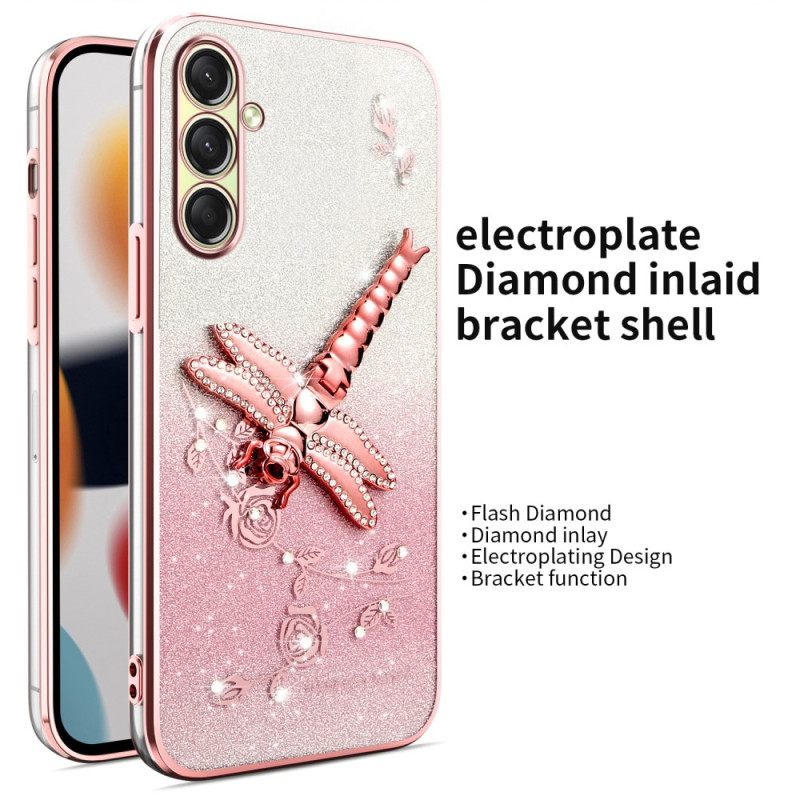 Cover Hoesje Samsung Galaxy A17 4g / 5g Telefoonhoesje Kadem Libellenhouder