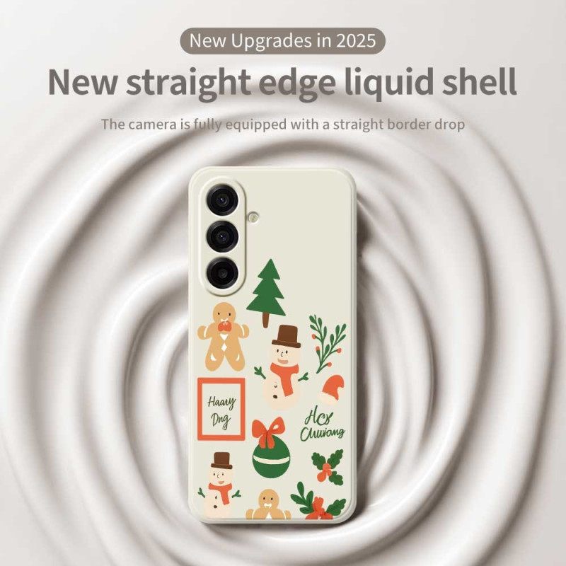 Cover Hoesje Samsung Galaxy A17 4g / 5g Telefoonhoesje Kerstmis