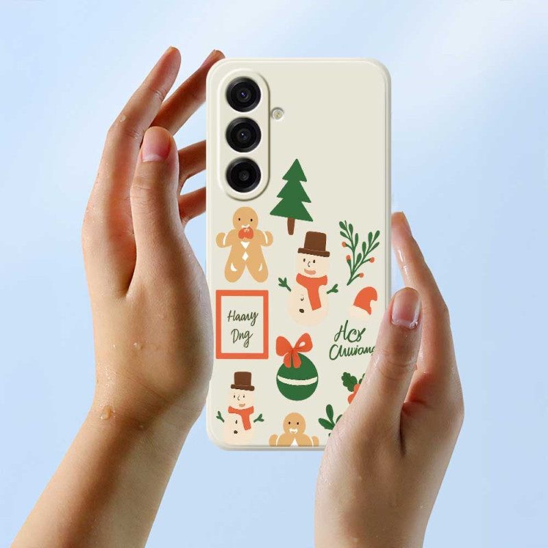 Cover Hoesje Samsung Galaxy A17 4g / 5g Telefoonhoesje Kerstmis