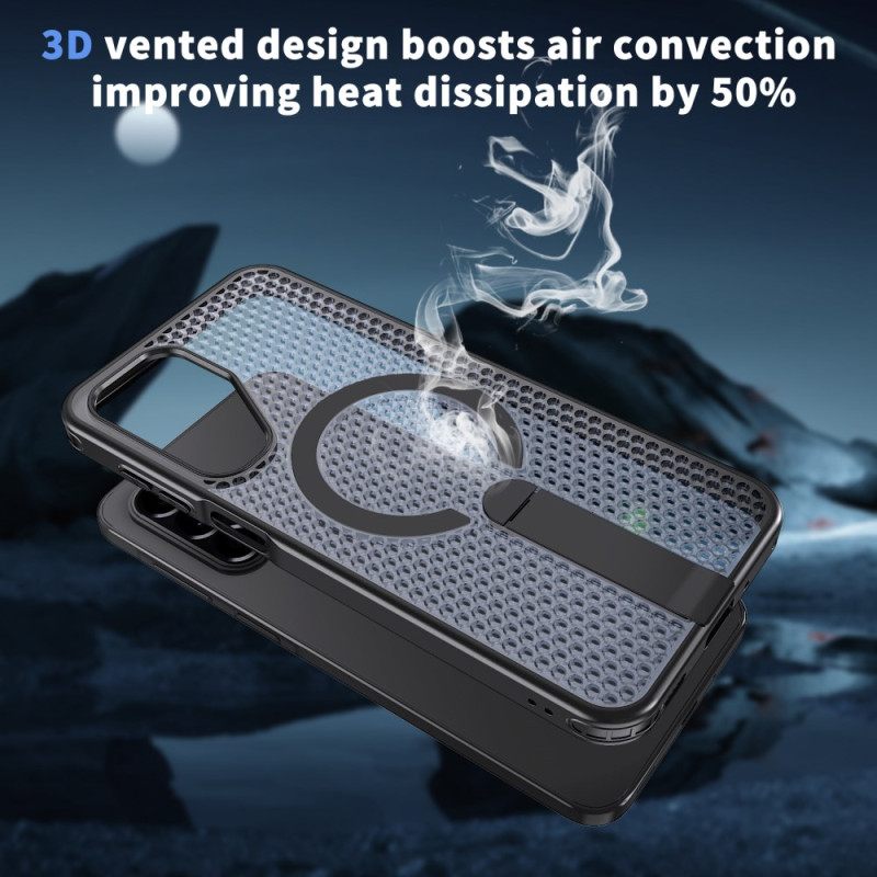 Cover Hoesje Samsung Galaxy A17 4g / 5g Telefoonhoesje Magnetische Rastertextuur