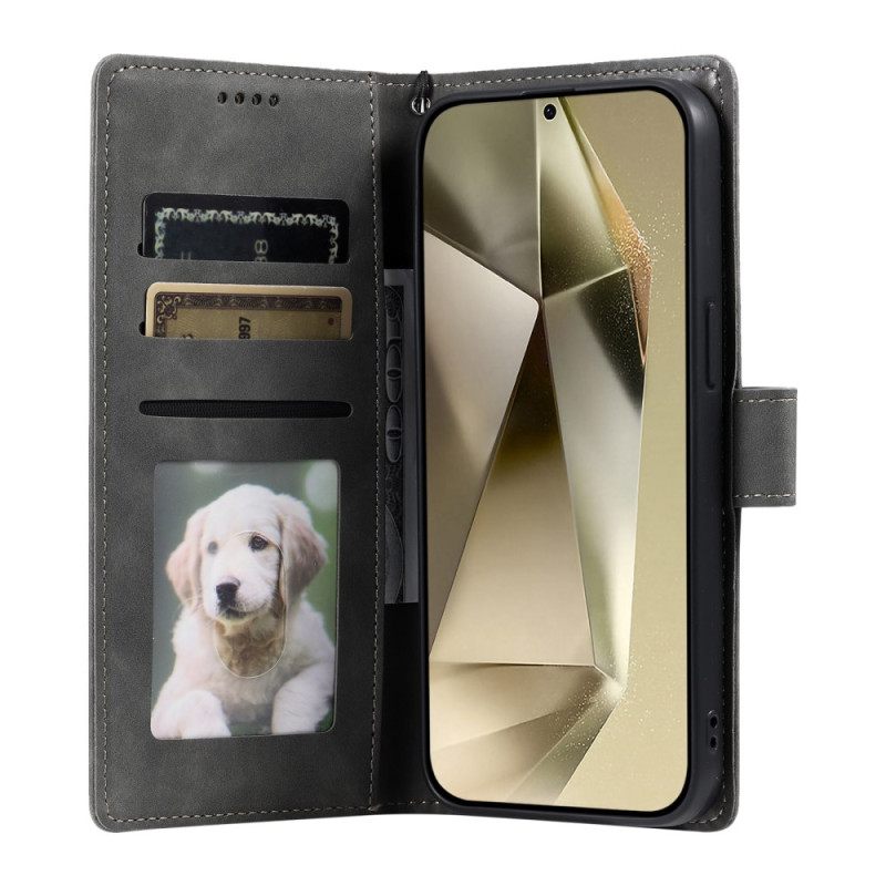 Flip Case Leren Samsung Galaxy A17 4g / 5g Mandala Suède-effect