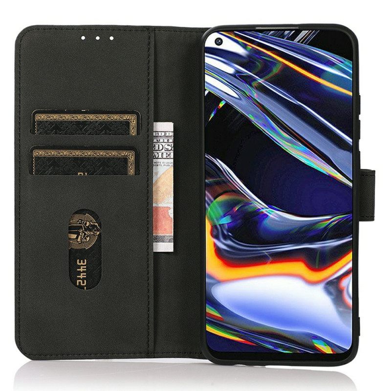 Flip Case Leren Samsung Galaxy A17 4g / 5g Suèdelook Khazneh