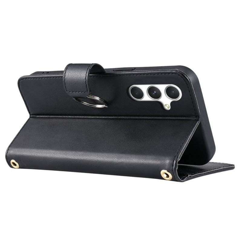 Folio-hoesje Samsung Galaxy A17 4g / 5g Gewatteerd Ontwerp