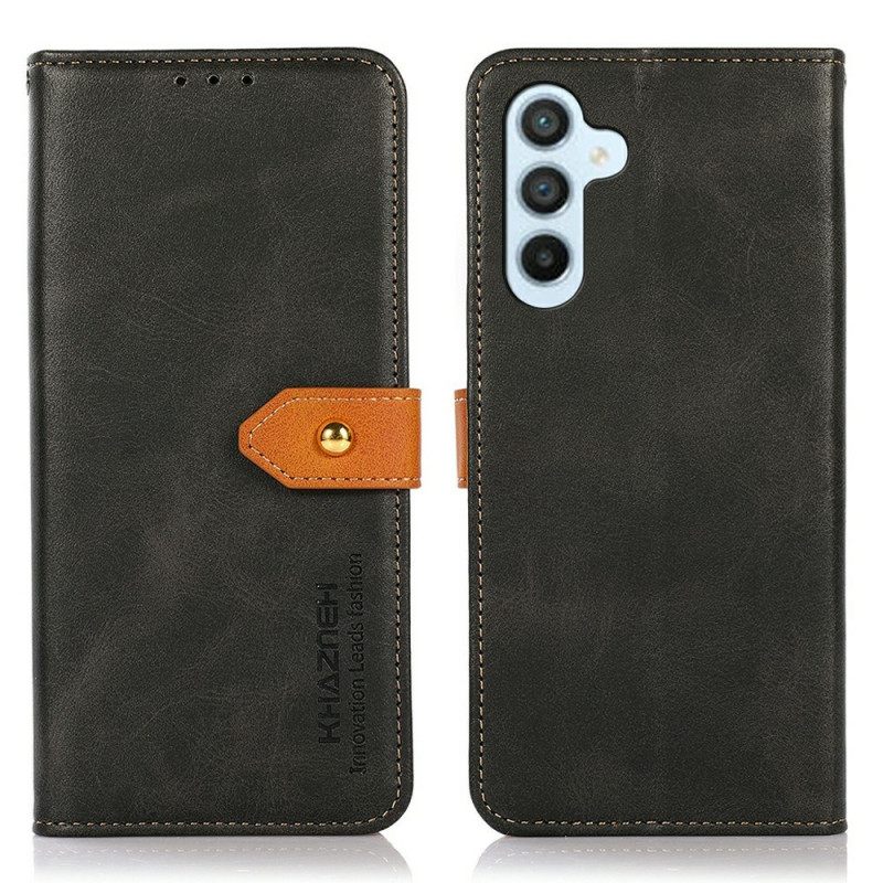 Folio-hoesje Samsung Galaxy A17 4g / 5g Khazneh Gouden Sluiting