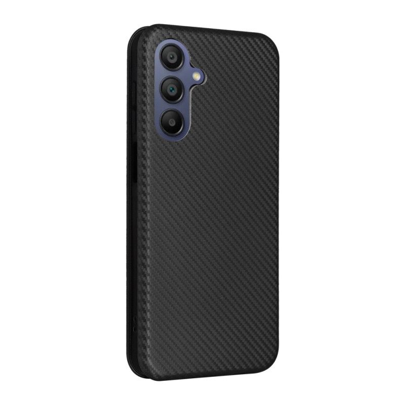 Folio-hoesje Samsung Galaxy A17 4g / 5g Koolstofvezel