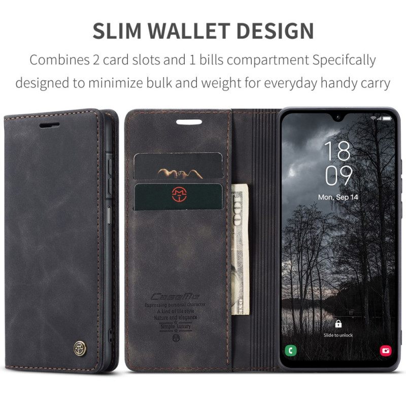 Folio-hoesje Samsung Galaxy A17 4g / 5g Suède-effect Caseme
