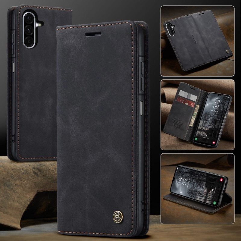 Folio-hoesje Samsung Galaxy A17 4g / 5g Suède-effect Caseme