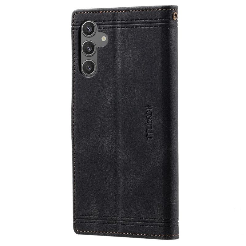 Folio-hoesje Samsung Galaxy A17 4g / 5g Telefoonhoesje Geometrische Lijnen