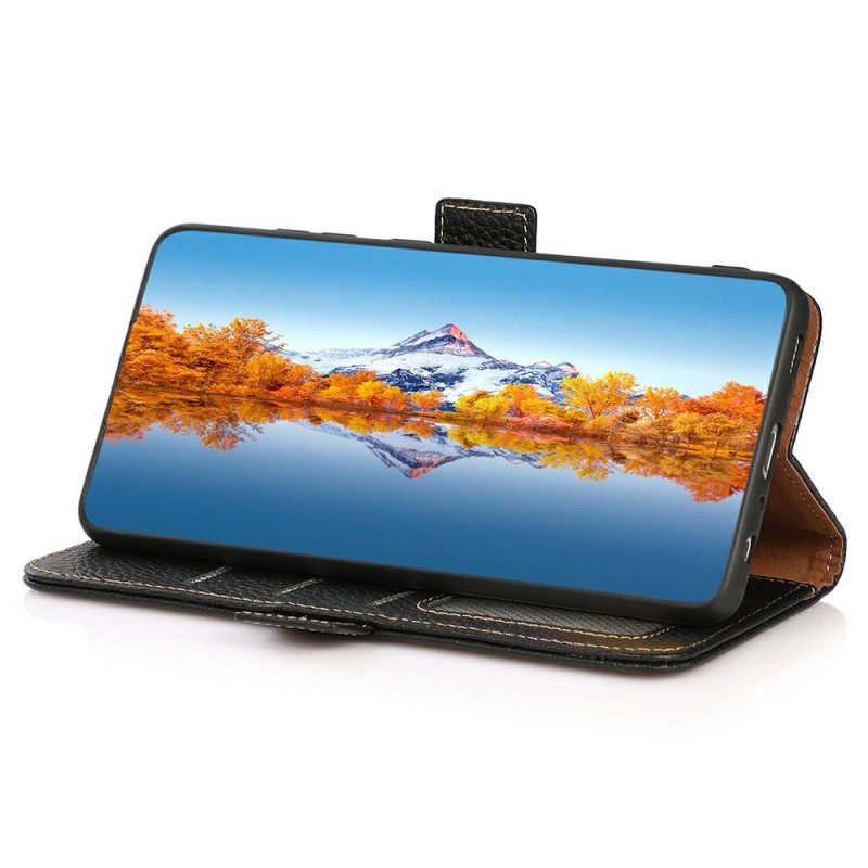 Folio-hoesje Samsung Galaxy A17 4g / 5g Telefoonhoesje Leren Khazneh