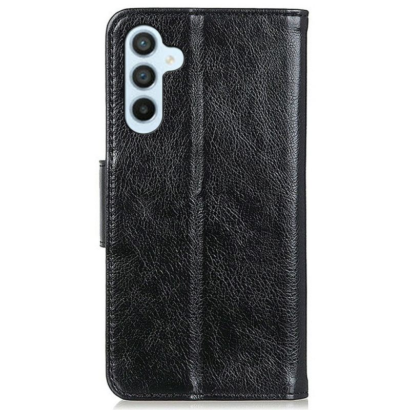 Folio-hoesje Samsung Galaxy A17 4g / 5g Telefoonhoesje Nappa Textuur