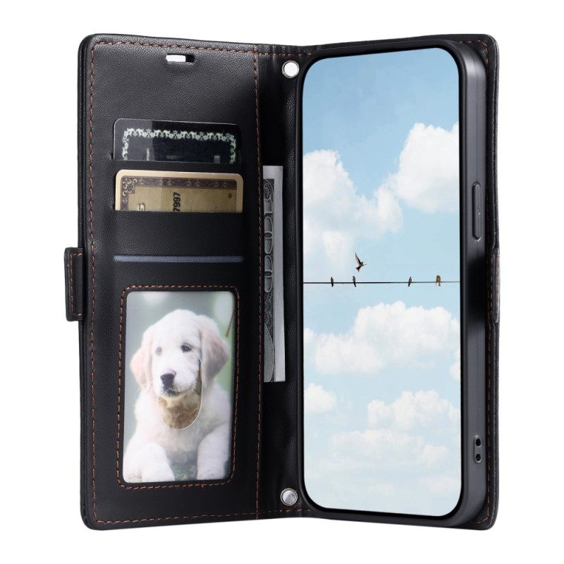 Folio-hoesje Samsung Galaxy A17 4g / 5g Telefoonhoesje Vintage Gewatteerd