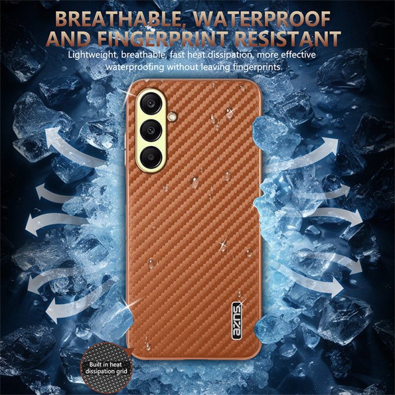 Hoesje Samsung Galaxy A17 4g / 5g Azns Koolstofvezel