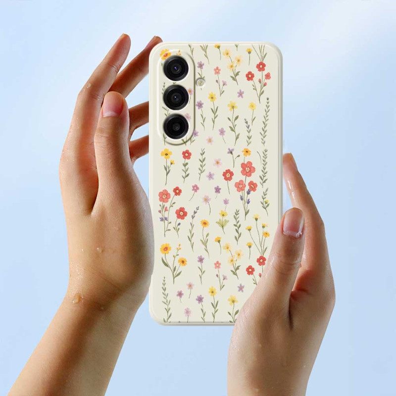 Hoesje Samsung Galaxy A17 4g / 5g Bloemen Bescherming Hoesje