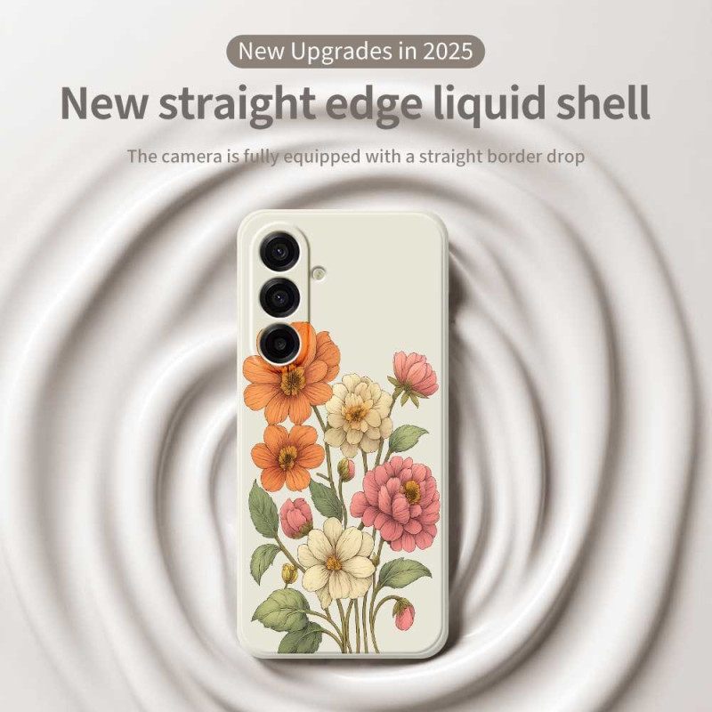 Hoesje Samsung Galaxy A17 4g / 5g Bloemenpatroon