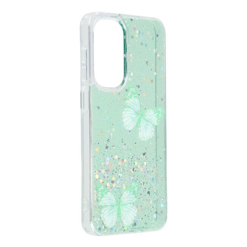 Hoesje Samsung Galaxy A17 4g / 5g Glittervlinders