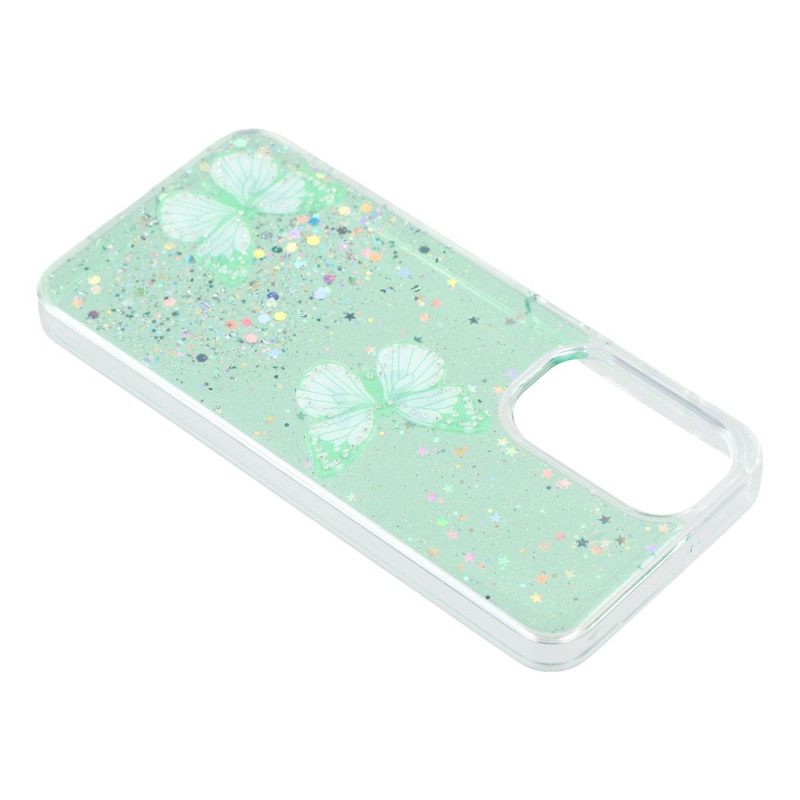 Hoesje Samsung Galaxy A17 4g / 5g Glittervlinders