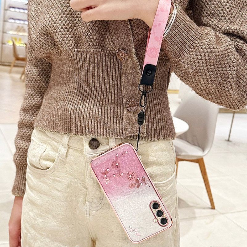 Hoesje Samsung Galaxy A17 4g / 5g Kadem Strassbandjes