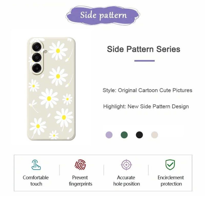 Hoesje Samsung Galaxy A17 4g / 5g Madeliefjes