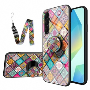 Hoesje Samsung Galaxy A17 4g / 5g Patchwork Bescherming Hoesje
