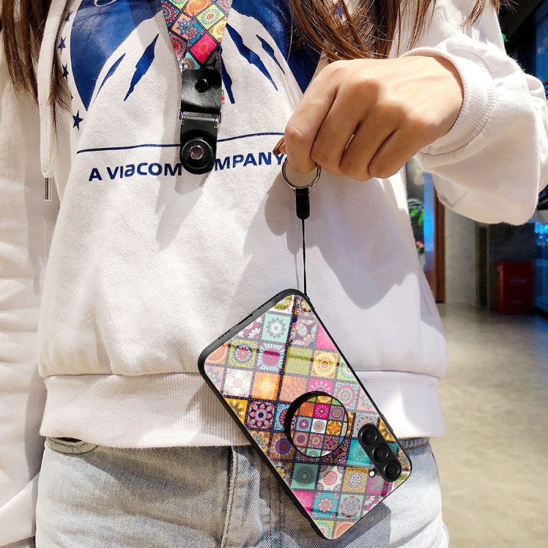 Hoesje Samsung Galaxy A17 4g / 5g Patchwork Bescherming Hoesje