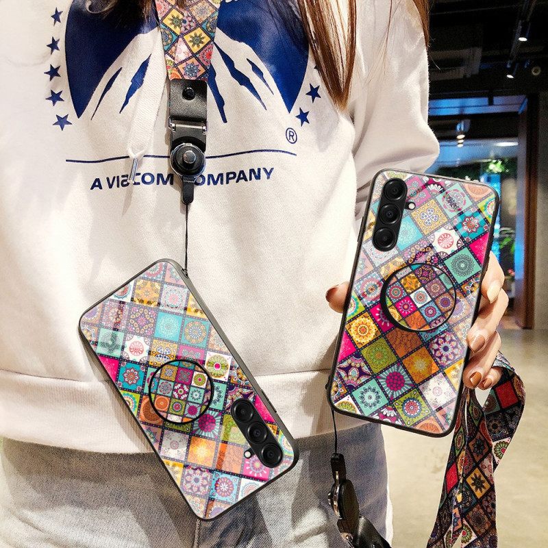 Hoesje Samsung Galaxy A17 4g / 5g Patchwork Bescherming Hoesje