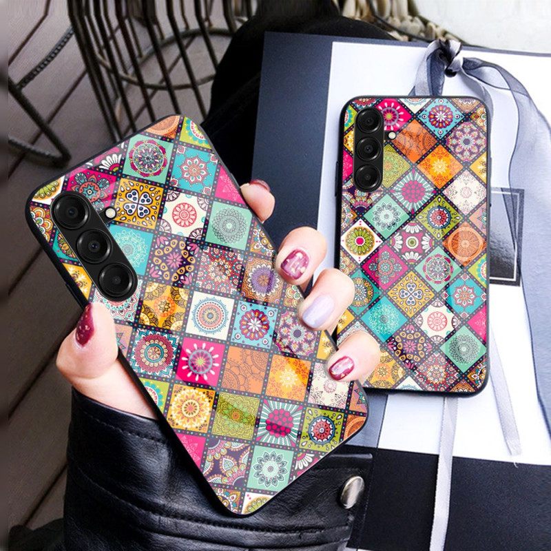 Hoesje Samsung Galaxy A17 4g / 5g Patchwork Bescherming Hoesje