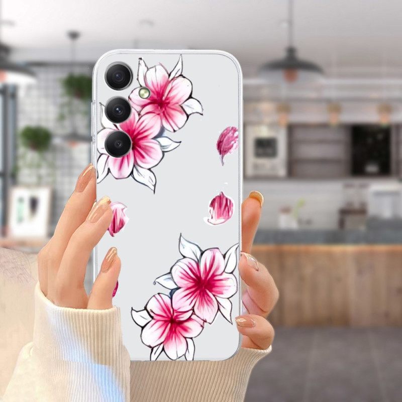 Hoesje Samsung Galaxy A17 4g / 5g Sakura-patroon