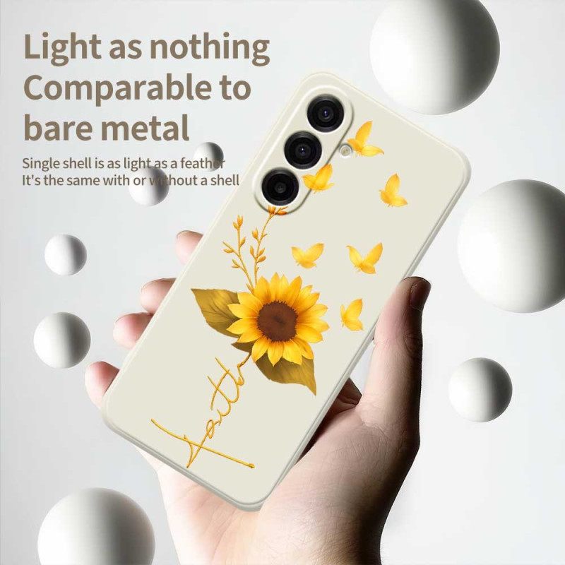 Hoesje Samsung Galaxy A17 4g / 5g Zonnebloem Bescherming Hoesje