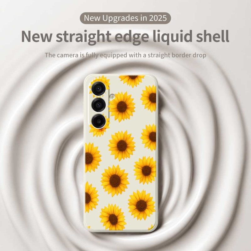 Hoesje Samsung Galaxy A17 4g / 5g Zonnebloemen Bescherming Hoesje