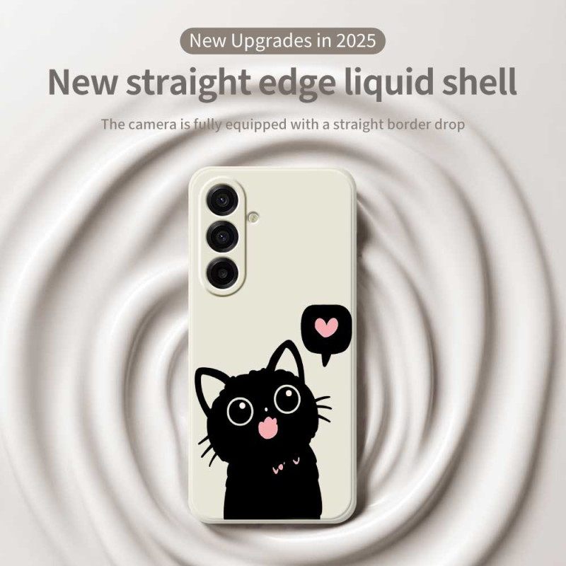 Hoesje Samsung Galaxy A17 4g / 5g Zwarte Kat