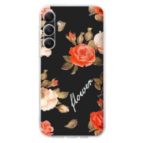 Hoesje Voor Samsung Galaxy A17 4g / 5g Bloemen