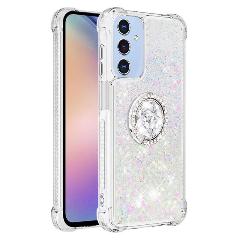 Hoesje Voor Samsung Galaxy A17 4g / 5g Glitterringhouder
