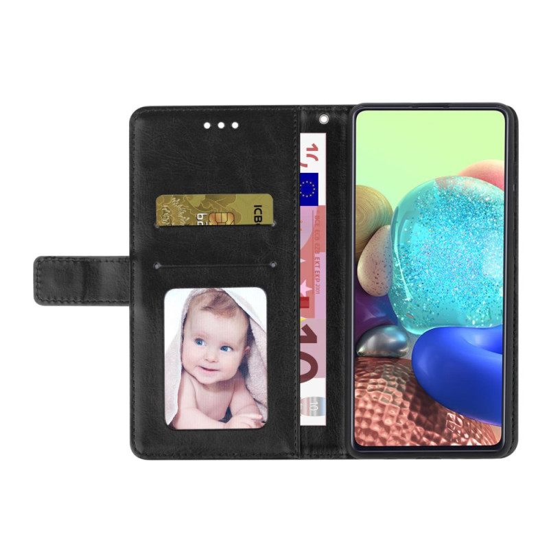 Leren Hoesje Samsung Galaxy A17 4g / 5g Bandje Met Y-design Bescherming Hoesje