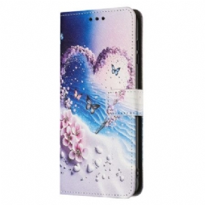 Leren Hoesje Samsung Galaxy A17 4g / 5g Hartvlinder Bescherming Hoesje