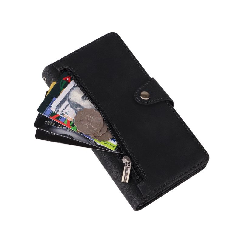 Leren Hoesje Samsung Galaxy A17 4g / 5g Stijlvolle Portemonnee Bescherming Hoesje