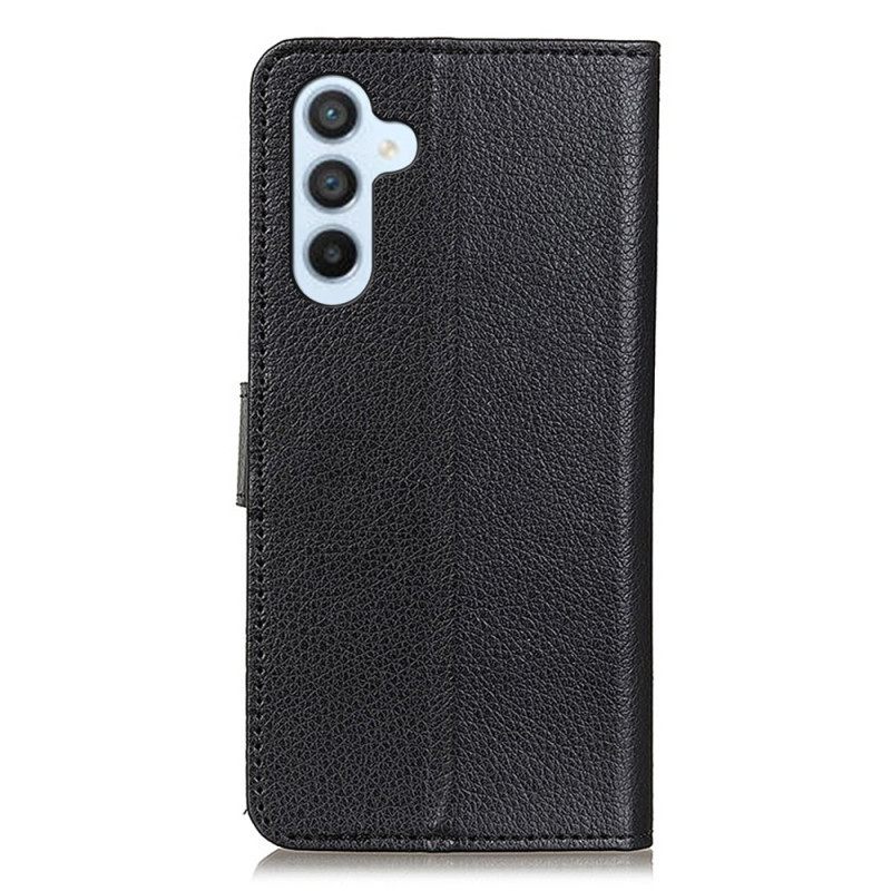 Leren Hoesje Samsung Galaxy A17 4g / 5g Traditioneel Kunstleer