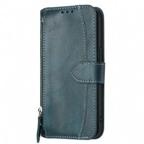 Leren Hoesje Voor Samsung Galaxy A17 4g / 5g Vintage Portemonnee