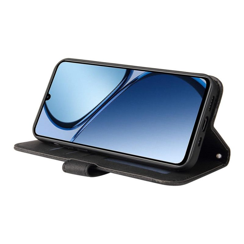 Bescherming Hoesje Realme Note 60 Sierlijke Klinknagel Met Suède-look