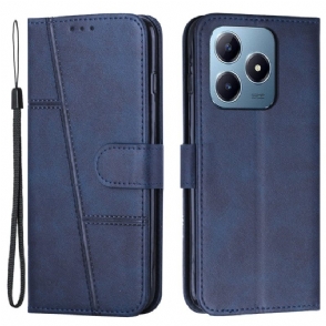 Flip Case Leren Realme Note 60 Zakelijke Stijl