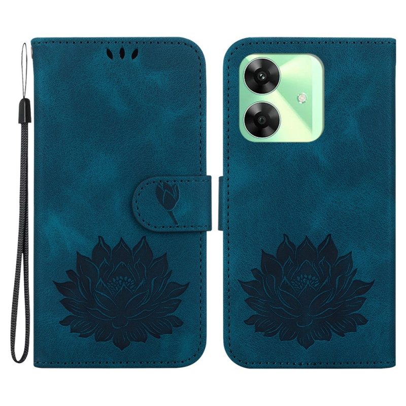 Folio-hoesje Realme Note 60 Telefoonhoesje Lotus