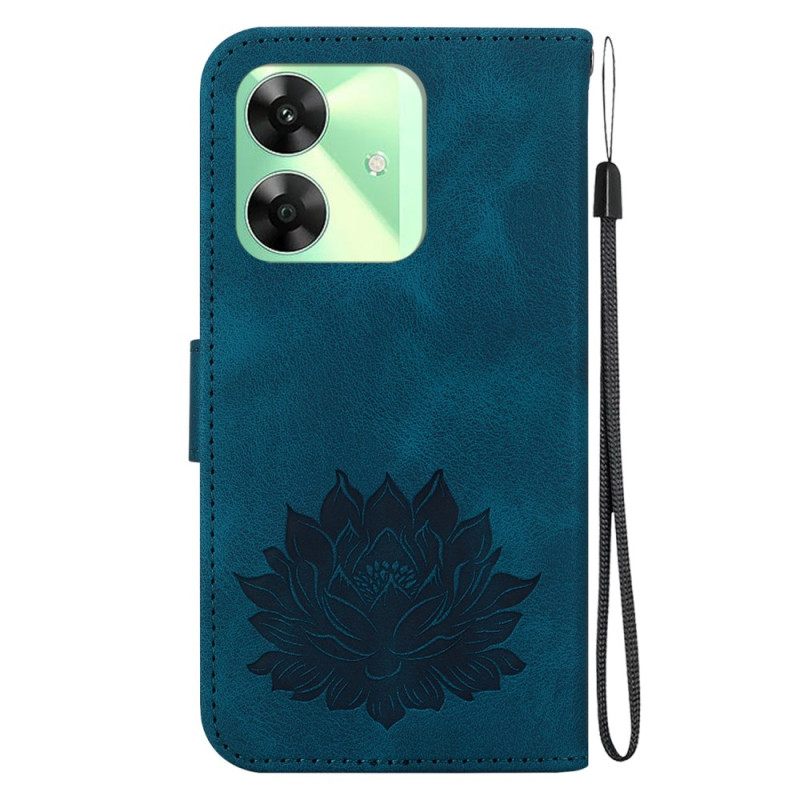 Folio-hoesje Realme Note 60 Telefoonhoesje Lotus