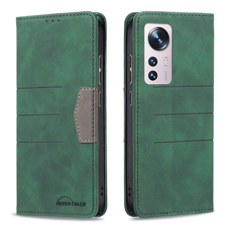 Folio-hoesje voor Xiaomi 12 Binfen Color Flip Faux Leather