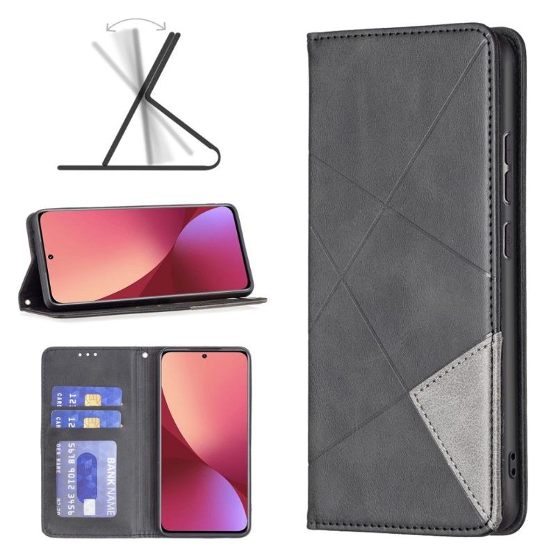 Folio-hoesje voor Xiaomi 12 Célinia Stijl Lederen Kaarthouder