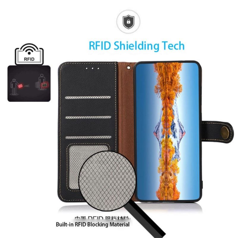Folio-hoesje voor Xiaomi 12 Khazneh Klassiek Leer