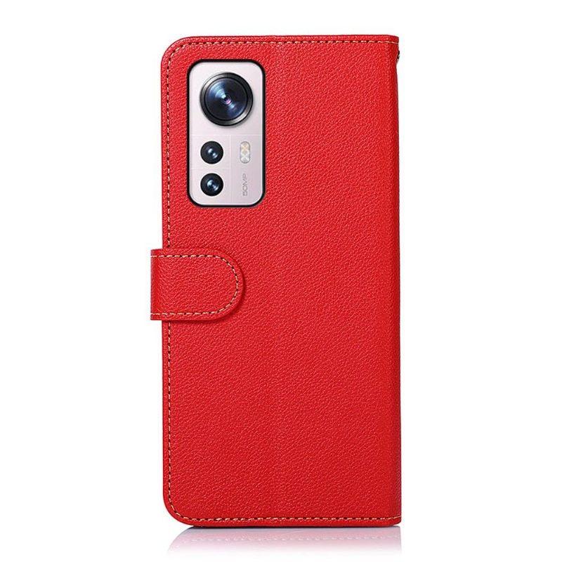 Folio-hoesje voor Xiaomi 12 Khazneh Zichtbare Naden
