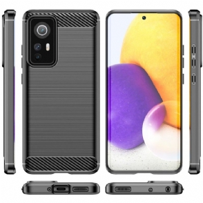 Hoesje voor Xiaomi 12 Anti-fall Geborsteld Siliconeneffect