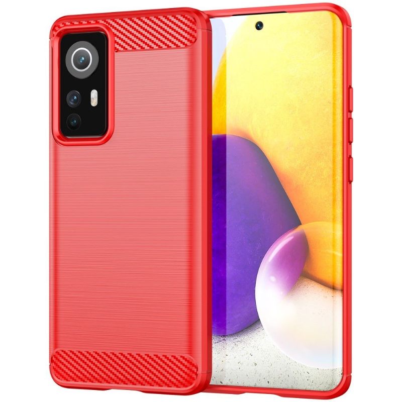 Hoesje voor Xiaomi 12 Anti-fall Geborsteld Siliconeneffect
