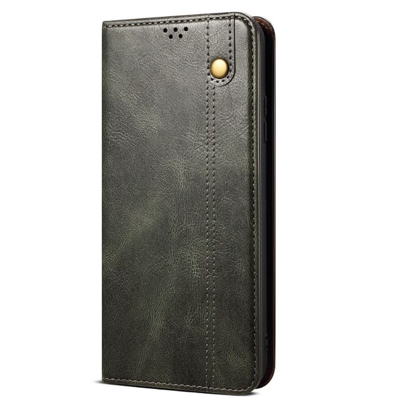 Leren Hoesje voor Xiaomi 12 Bescherming Ernestine Zichtbare Naden