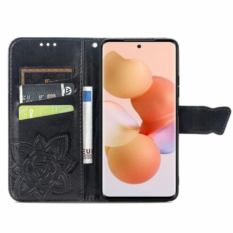 Leren Hoesje voor Xiaomi 12 Reliëfvlinder