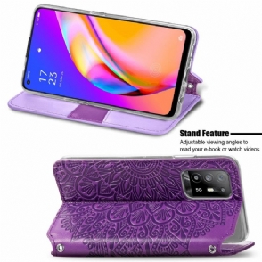 Folio-hoesje voor Oppo A94 5G Chique Mandala Kunstleer